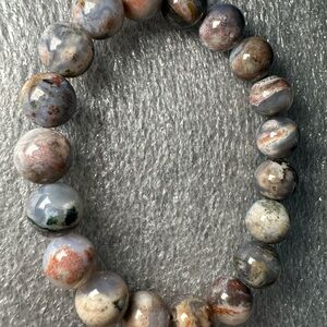 Beautiful 10MM “Monet” Ocean Jasper Natural Crystal Bracelet